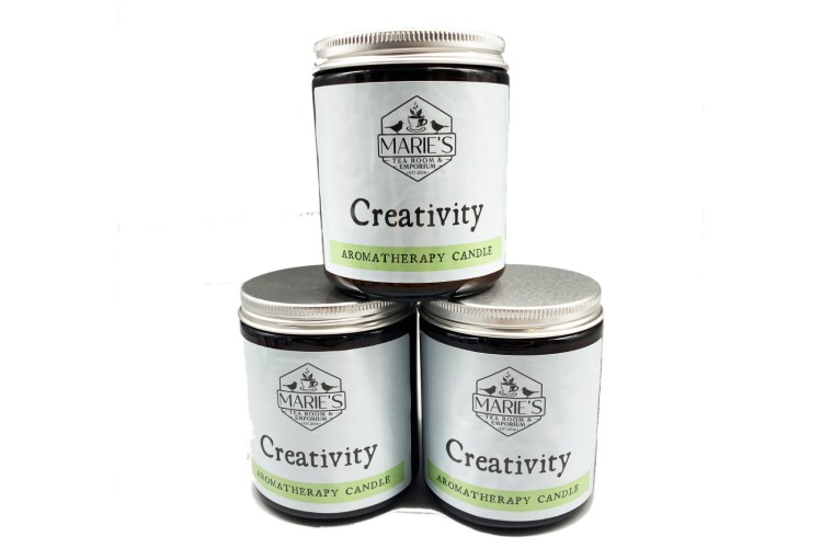 Aromatherapy Soy Wax Candle - Luxury - Creativity (40hr)