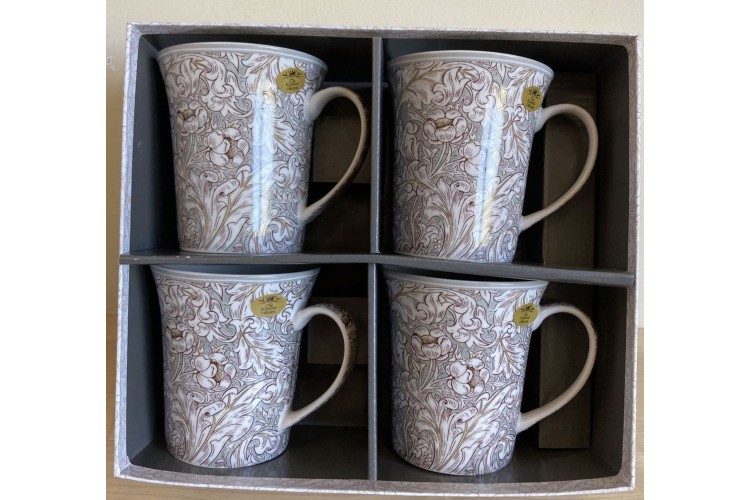 Mug - Bachelors Button mugs set of 4